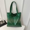 thumbnail image 4 of Bolso de hombro de celebridad de Internet con textura de gran capacidad para mujer, nuevo bolso de mano para uso diario, bolso de mano para mujer 2025., 4 of 5
