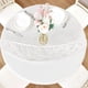 thumbnail image 4 of Cateissary Mantel circular de PVC impermeable para jardín transparente con PVC grueso resistente al aceite y apto para exteriores. Mostrada diámetro112-140cm, 4 of 6