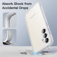thumbnail image 3 of JETech Matte Case for Samsung Galaxy S23 FE 6.4-Inch with Upgraded Camera Protection, Translucent Frosted Matte Back Shockproof Protective Phone Cover (White), 3 of 6