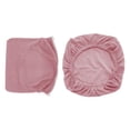 thumbnail image 2 of Funda para silla de comedor, funda trasera elástica, protector de muebles, funda para silla de oficina Rosa, 2 of 9