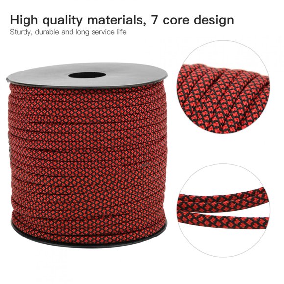 Polipropileno 200 kg 7 Núclego Paracord, Paracord, Tienda de Rescate de Empatado Para Collares de Cinturones de Carpas de Cornetas de Brazaletes