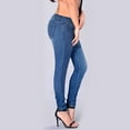 thumbnail image 4 of Akiihool Jeans for Women Stretchy Women's Strtchy Bootcut Straight Leg Jean (Blue,XS), 4 of 7
