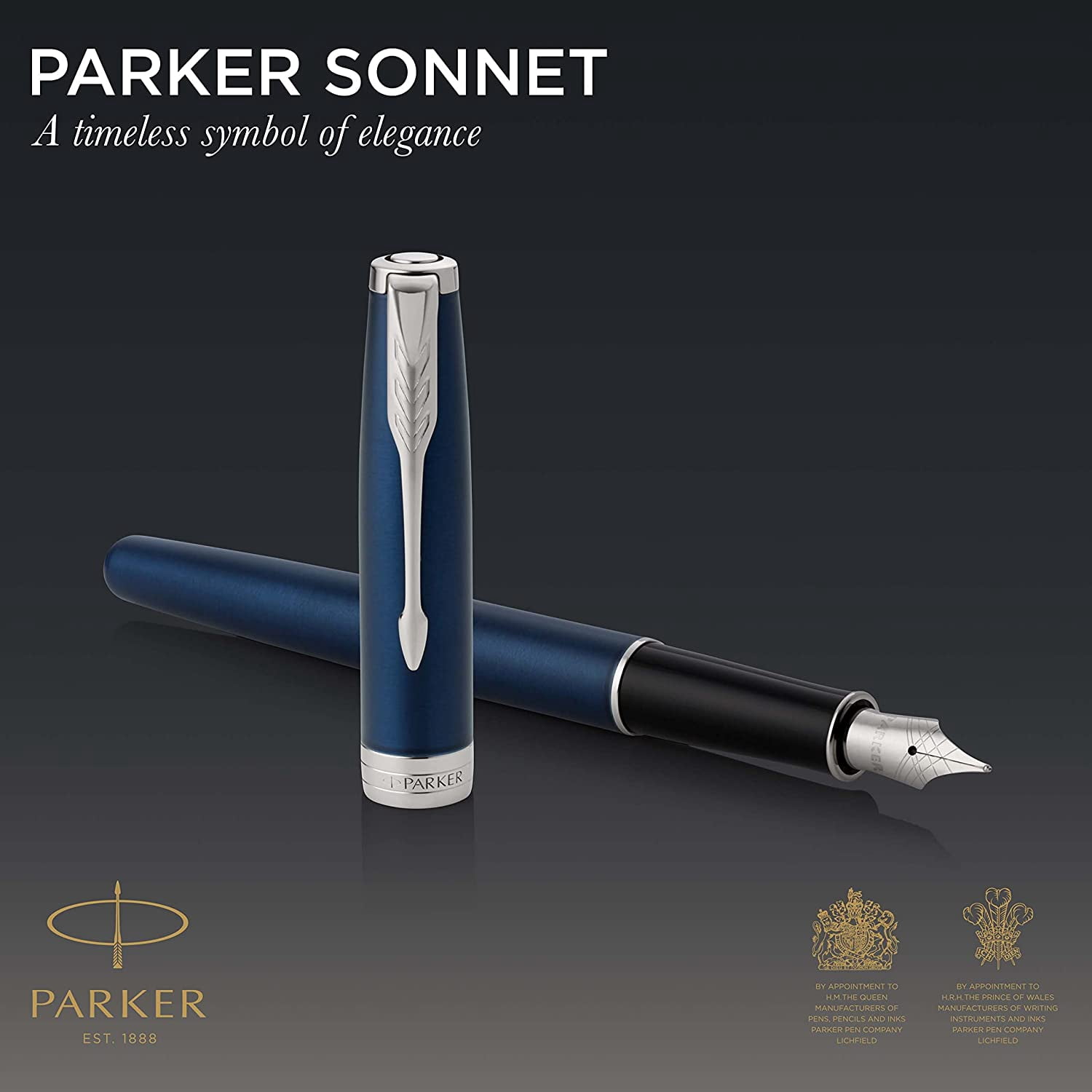 Parker Sonnet Blue CT Fountain Pen - Medium