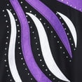 thumbnail image 2 of Girls Embroidery Gymnastics Leotard Long Sleeve Purple Ballet Dance Clothes, 2 of 5