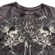 thumbnail image 2 of Camiseta de gran tamaño con estampado de calavera de hip hop Pain, nueva camiseta de cuello redondo estilo Harajuku, ropa de calle Y2k, camisetas de manga corta, ropa gótica, 2 of 5