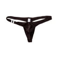 Thaisu Men's Underwear,Ice Silk Sexy Breathable Swimwear Elastic Briefs