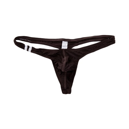 SUNSIOM Mens Bikini Swimwear Elastic Briefs Thongs G-String Underwear ...