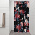 thumbnail image 2 of Pioneer Flower Floral Print Pattern Shower Curtain 36"x72" ,Bathroom Decorative Shower Curtains Set with 12 Hooks,Modern Waterproof Washable Shower Curtain, 2 of 6