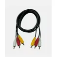 thumbnail image 4 of 2 Pcs 3-Rca (L + R + V) 3 Rca Male To 3 Rca Male Audio Video Av Cable Cord 5Ft, 4 of 4