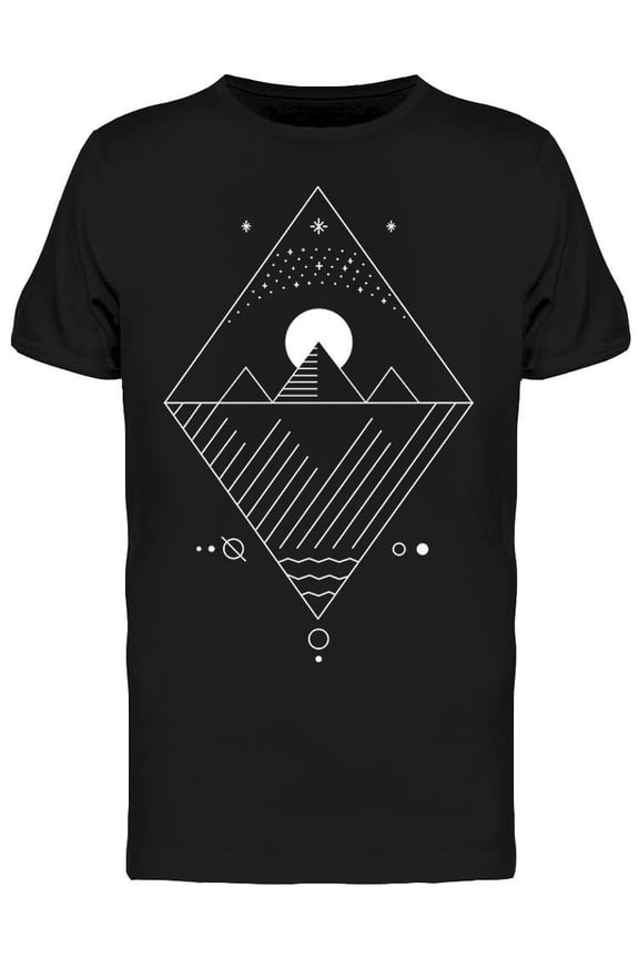 Diamond Desert Moon T-Shirt Men -Image by Shutterstock, Male Small