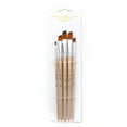 thumbnail image 3 of Tomshine 5pcs Angular Paint Brushes Set Nylon Hair Wooden Handle Artists Paintbrushes for Adults Beginners for Acrylic Oil Watercolor Gouache Nail Body Face Detailing Painting Art Crafts Supplies, 3 of 7
