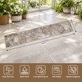 3x16 Ft Non-slip Hallway Runner Rug Washable Rubbered Large Carpet For ...