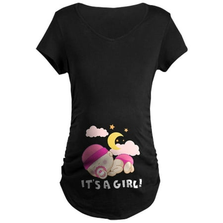 

CafePress - It s A Girl! Maternity Dark T Shirt - Maternity Dark T-Shirt