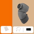 thumbnail image 4 of Reayehane Heated Knee Massager Heated Knee Brace Wrap With Massager Usb Rechargeable Heated Knee Massager Shoulder Brace Vibration Knee Heating Pad (Gray ), 4 of 5