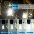 thumbnail image 2 of LED A19 Dimmable Light Bulbs 100W Equivalent, Vinta E26 Edison Bulbs 8W 1200LM, 5000K Daylight White, Clear Antique LED Filament Bulb for Home, Bathroom, 6-Pack, 2 of 5