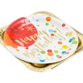 thumbnail image 2 of Glitzy Gold Birthday 9" Plates (8 Count), 2 of 2