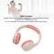 thumbnail image 3 of Auriculares inalámbricos, auriculares con Cancelación de Ruido, Auriculares Estéreo de Graves Pesados, Plegables, Liga, Para Colocar Sobre la Oreja, Puertos de 3,5, 3 of 7