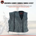 thumbnail image 2 of Daniel Smart XS to 5XL Women’s Motorcycle Leather Vest Cowhide Ladies Leather Vest with Side Laces, 2 of 5