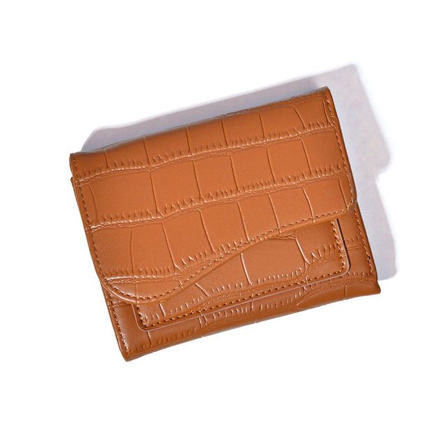 Cartera de mujer corta de moda multicolor con múltiples ranuras para tarjetas, bolso con cremallera, billetera cero, multifuncional