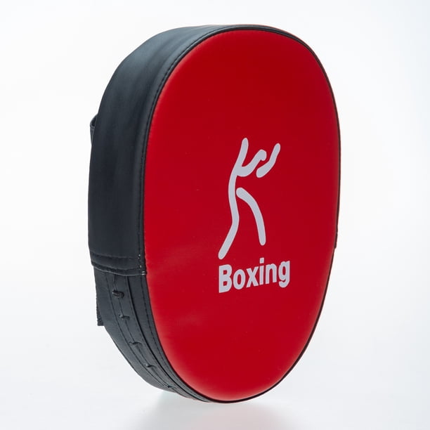 Manopla de boxeo Irfora Guante de boxeo para boxeo, cuero de PU, espuma gruesa, almohadilla de objetivo de enfoque curvo, almohadillas de mano para entrenamiento de karate muay thai Irfora Manopla de boxeo