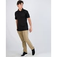 thumbnail image 5 of Real Essentials 3 Pack: Men's Quick-Dry Short Sleeve Athletic Performance Polo Shirt (Available In Big & Tall), 5 of 6