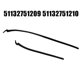 thumbnail image 2 of Junta de cubierta de limpiaparabrisas de goma negra for par delantero LHD for BMW for MINI R55 R56 R57 51132751209 51132751210, 2 of 5