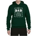 thumbnail image 2 of Wild Bobby, No. 1 Dad Genuine Legend Father's Day Unisex Hoodie Sweatshirt, Forest Green, 3X-Large, 2 of 6
