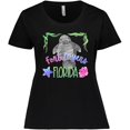 thumbnail image 3 of Inktastic Fort Myers Florida Cute Swimming Manatee Women's Plus Size T-Shirt, 3 of 5