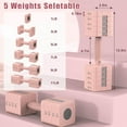 thumbnail image 2 of Adjustable Dumbbells Set of 2, 5-in-1 Adjustable Weight Dumbbells for Women/Men, 3lb/5lb/7lb/9lb/11lb Dumbbell Weights Set for Home Gym Workout, 2 of 6