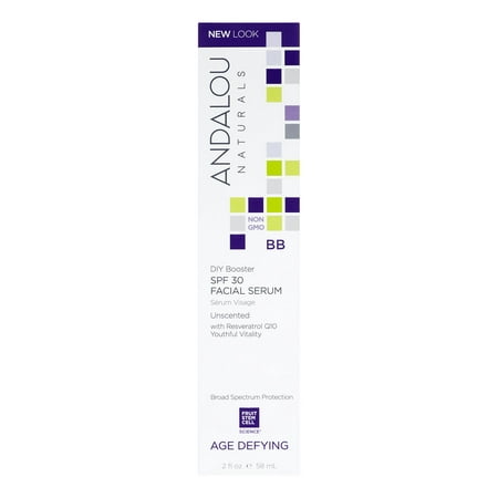 Andalou Naturals DIY Booster SPF 30 Facial Serum, Unscented, 2 (Best Diy Items To Sell)
