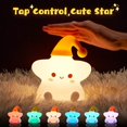 thumbnail image 2 of Luz nocturna para niños One Fire, luz nocturna linda con estrellas, 9 colores Recha, 2 of 5