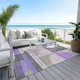 thumbnail image 6 of Addison Rugs Chantille Indoor/Outdoor Transitional Geometric Lavender Washable Rectangle Rug, 2'6" x 3'10", 6 of 6