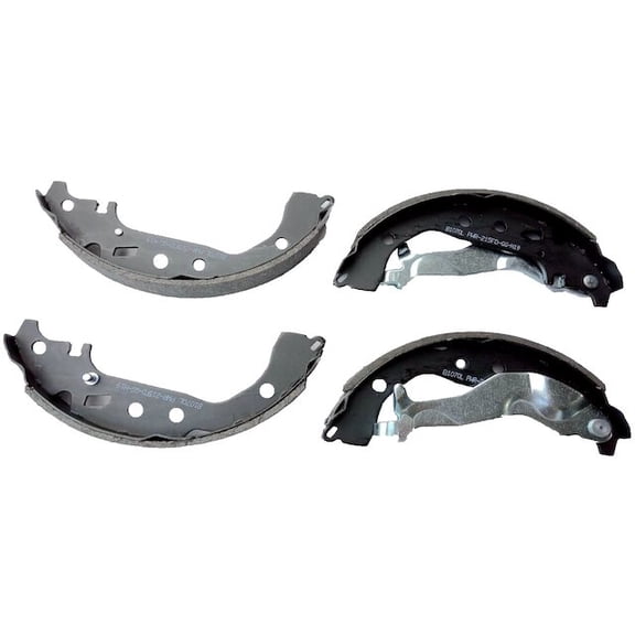 Rear Brake Shoe Set - Compatible with 2014 - 2018 Toyota Yaris 2015 2016 2017