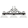 thumbnail image 1 of Z-Lite Bourbon 3 Light Billiard Light in Bronze, 1 of 1