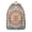 Orange-61, variant on Traditional Mandala Backpack, Lightweight School Bag with Abstract Spiritual and Zen Motifs