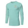 thumbnail image 2 of Youth  Light Green Virginia Tech Hokies Merry Christmas Tree Long Sleeve T-Shirt, 2 of 3