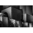 thumbnail image 2 of Ruiz Dueso, Jorge 32x23 White Modern Wood Framed Museum Art Print Titled - Lego City, 2 of 4