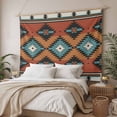 thumbnail image 3 of Vintage Aztec Tapestry for Bedroom Wall Hanging Tapestry, Southwest Tribe Bohemian Abstract Ceiling Backdrop Tapestries Poster Blanket Wall Decor for Teens Room Living Room Dorm 51" x 59", 3 of 8