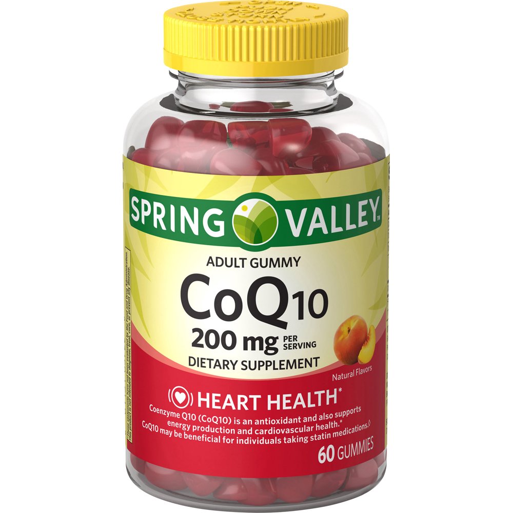Spring Valley CoQ10 Adult Gummies, 200 Mg, 60 Ct