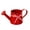 Red, variant on Metal 1L Watering Can Watering Sprinkling Can Gardening For Outdoor Indoor Garden,Orange