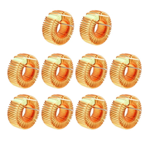 10Pcs Horizontal Toroid Magnetic Inductor Monolayer Wire Wind Wound 150uH 5ACoil