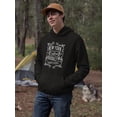 thumbnail image 2 of Vintage New York Motorcycle Hoodie Men - Men Hoodie, Black, Medium, 2 of 4