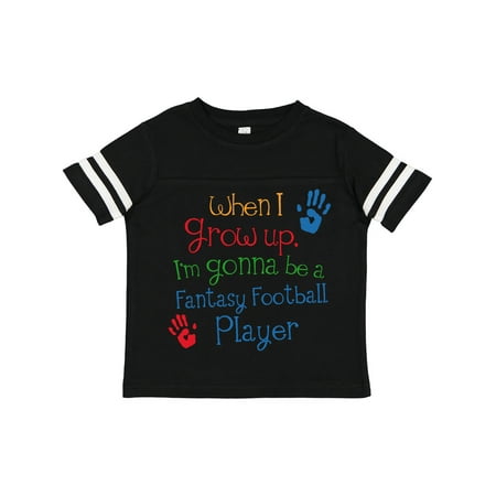

Inktastic Fantasy Football Player Future Gift Toddler Boy or Toddler Girl T-Shirt