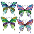 thumbnail image 2 of Colorful Wall Art Butterfly Wall Hanging Decor 6X4 Inch Acrylic Whimsical Wall Art Decorative Wall Art for Home Living Room Bedroom Entryway 4 Piece Set, 2 of 5