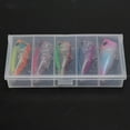 thumbnail image 3 of 3.5g Plastic Artificial Lures, 5Pcs Mini Popper Floating Fishing Baits Lures Fishing Tackle Accessory, 3 of 8