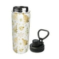 thumbnail image 2 of Goofa Gold Christmas Tree Print 18oz Sports Insulated Kettle With Straw Water Bottle Sports Water Bottle For Running Hiking Cycling Climbing Mans Womans, 2 of 7