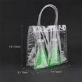 thumbnail image 2 of Bolsas de regalo transparentes Sdootjewelry, paquete de 36 con asas de PVC de 20 x 20 x 8 cm, 2 of 7