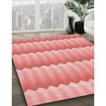 thumbnail image 3 of Ahgly Company Machine Washable Indoor Square Transitional Pastel Pink Area Rugs, 4' Square, 3 of 7