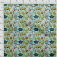 thumbnail image 4 of oneOone Velvet Light Blue Fabric Kids Quilting Supplies Print Sewing Fabric By The Yard 58 Inch Wide, 4 of 4