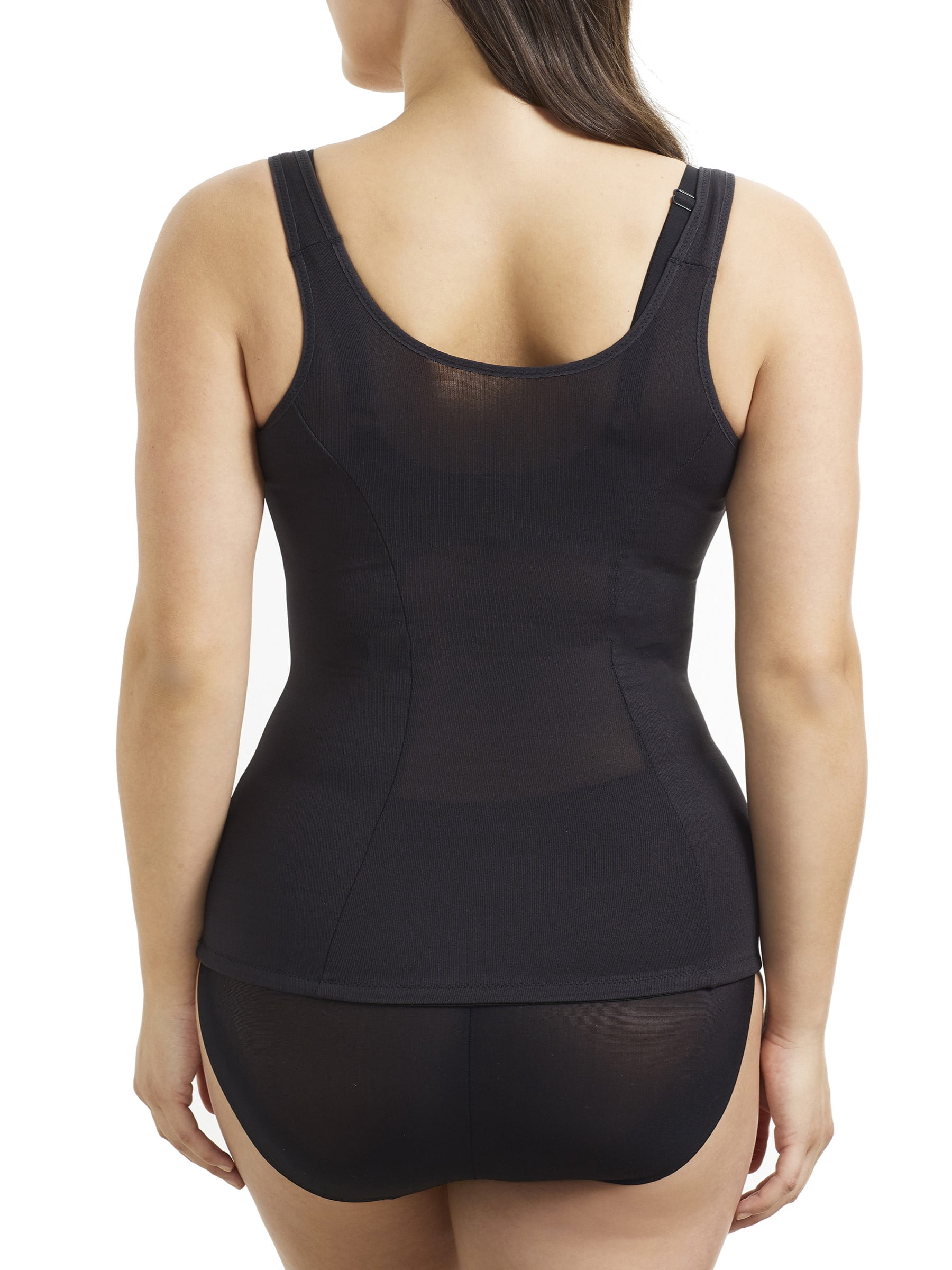 Cupid Women's Extra Firm Control Open-Bust Shaping Torsette Camisole Shapewear